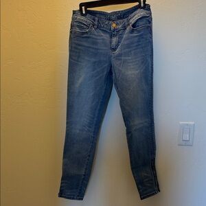 White House Black Market Women's Light Blue Skinny Jeans